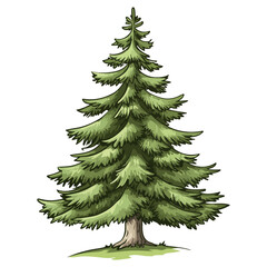 Obraz premium christmas tree, decoration, no decoration, christmas, festival, vector, transparent background, pine, xmas, branch, forest, celebration, nature, winter, isolated