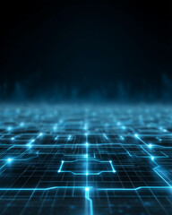 Obraz premium Digital Technology and Global Network
