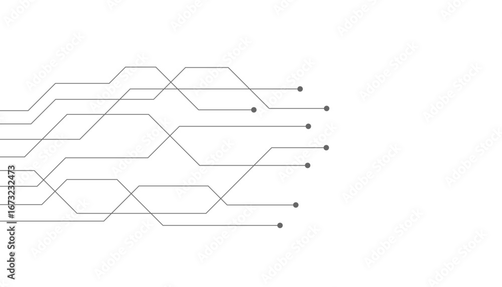 Poster web circuit board techno banner. eps10 vector illustration.