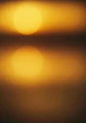 A soft, warm abstract background of golden and orange out-of-focus light orbs