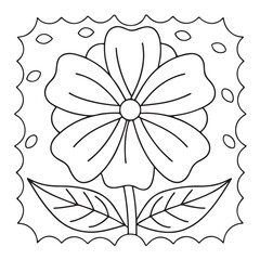 Flowers Coloring Pages – Fun and Easy Printable Flower Designs for All Ages