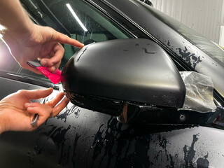 Car wrapping, detailing, tuning and styling. PPF protective film against chips and scratches. Car...