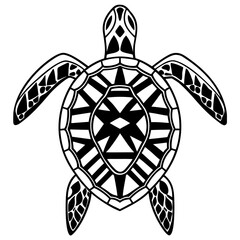 turtle zentangle coloring page