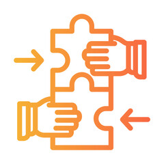 Contribution concept illustration for people and community