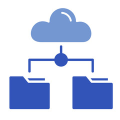Obraz premium Cloud Storage Icon Element For Design