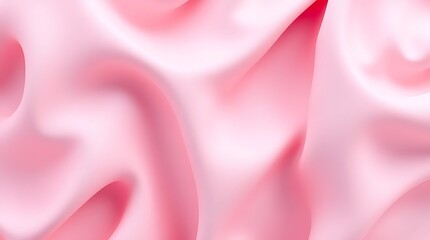 Obraz premium Smooth flowing pink satin silk textile texture with soft wavy folds