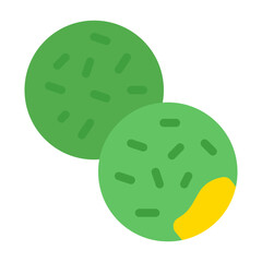Klepon Traditional Indonesian Snack Icon
