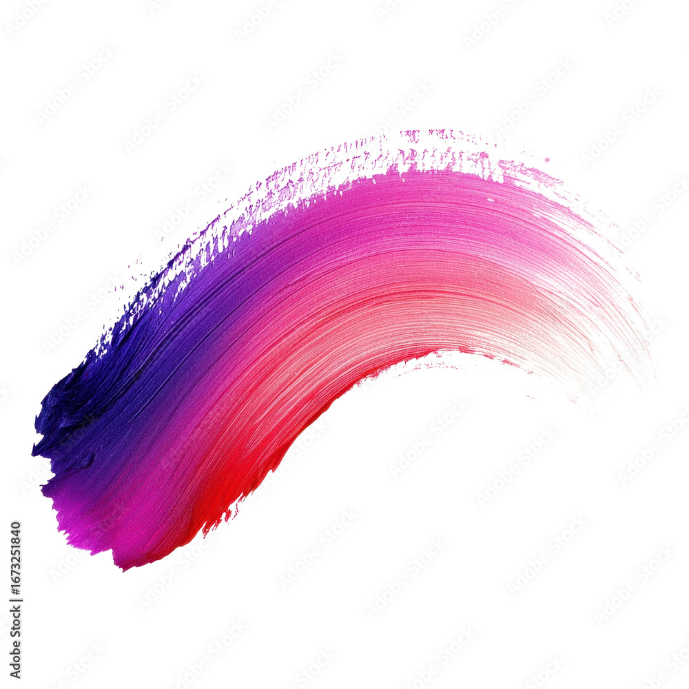 Poster abstract brushstroke: a vibrant and artistic brushstroke gracefully curves, showcasing a captivating