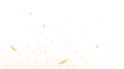 Fire Flames with Sparks Overlay. Png Illustration	