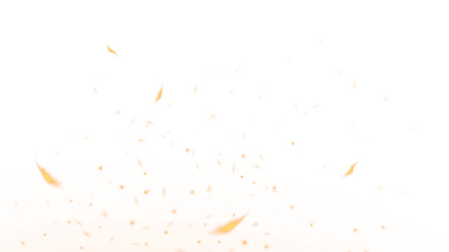 Fire Flames with Sparks Overlay. Png Illustration