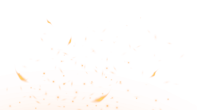 Fire Flames with Sparks Overlay. Png Illustration	