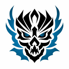 Tribal Skull Mask Vector Illustration