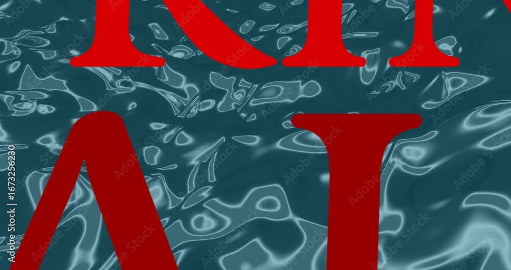 Aufkleber animation of spring sale text in red letters over white map lines in background