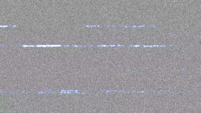 Tv static screen with a glitch on the alpha channel