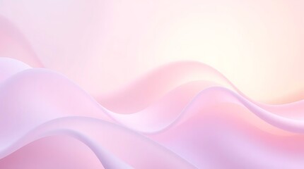 A flowing pink and purple silk texture with a smooth, wavy pattern design