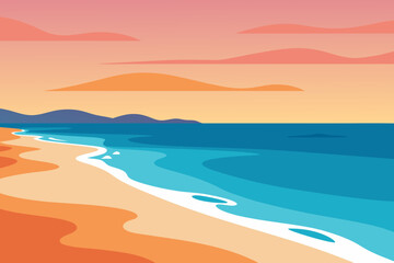 beach and sea