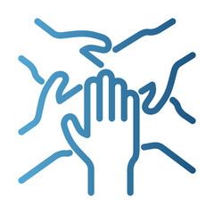 Team Members concept illustration for people and community