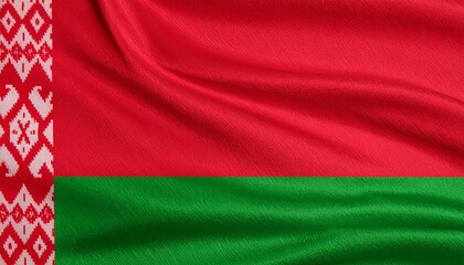 Obraz premium Belarus national flag
