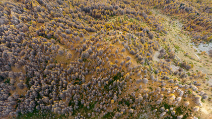 Lac de l’Hivernet – Hautes-Alpes, couleurs d’automne / Lac de l’Hivernet – French Alps,...