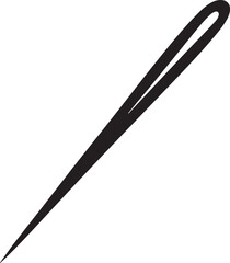 sewing needle icon, vectors illustration