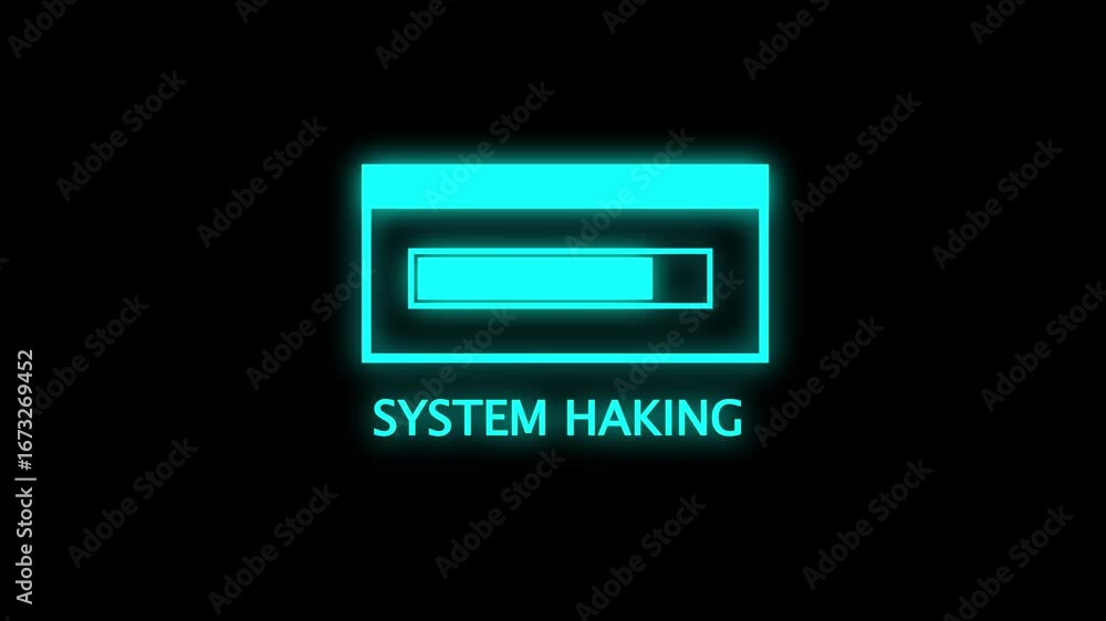 Poster glitch alert system hack animation: digital grid interface, cybe rsecurity breach warning, hacker sc
