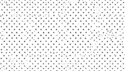 Vintage Polka Dot Pattern: A Retro Black and White Background Design