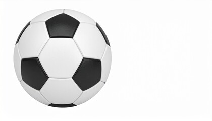 Obraz premium soccer ball on white background