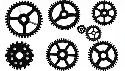 set of gear wheels