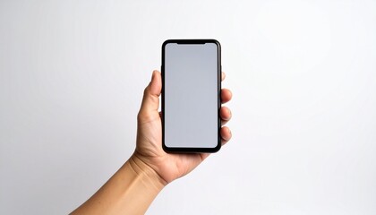 hand holding smart phone