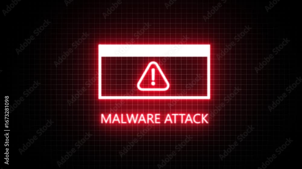 Poster glitch alert system hack animation: digital grid interface, cybe rsecurity breach warning, hacker sc