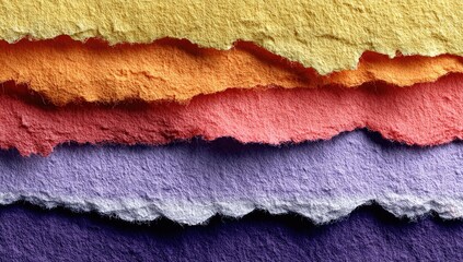 Colorful Layered Paper Texture