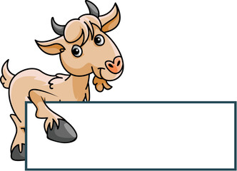 Animal Banner Illustraion Design Vector Cartoon