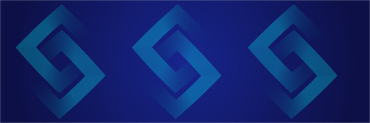 Modern abstract blue background with circular lines. Geometric stripe line art design for poster, brochure, cover, website, header, web banner, presentation, gradient, illustration,  