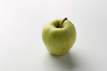 Green apple isolated on a white background