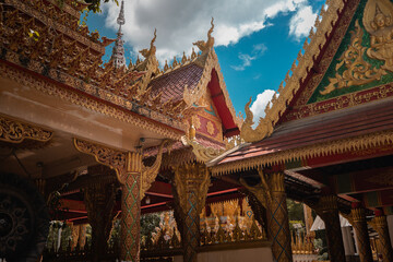 Obraz premium Grand Thai Style Architecture in Xishuangbanna Yunnan China