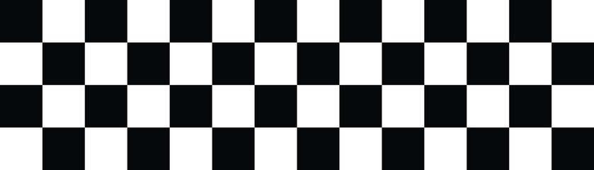 Diagonal Checkered Stripe Pattern in Black and White
