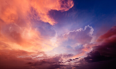 Colorful Sunset Sky Phenomenon Photography Landscape