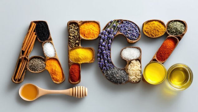 AFGZ" Spelled Out with Spices