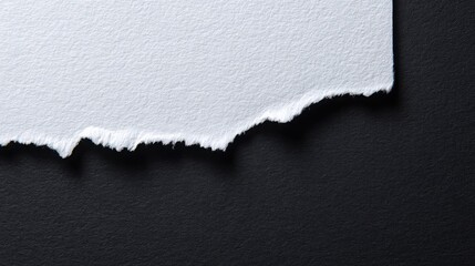 Ripped beige paper on black textured background with placeholder text, perfect for design mockups, presentations, or artistic layouts.