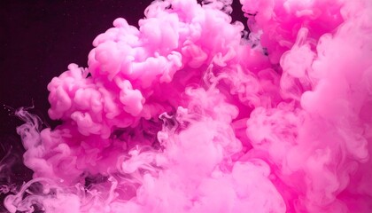 Fototapeta premium Abstract smoke on black background. color clouds. 