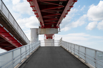 中の島大橋　歩道橋　木更津　恋人の聖地

