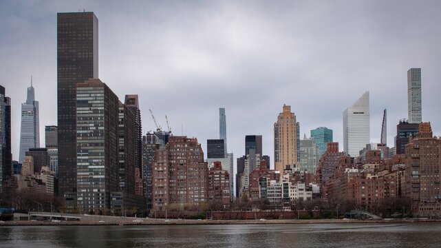 Midtown Manhattan Skyline from the East River