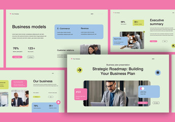 Green Modern Creative Business Plan Presentation