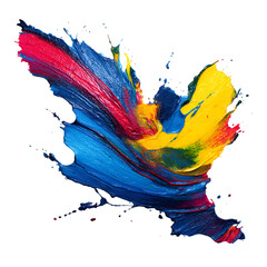 Abstract watercolor splash stroke