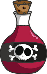 halloween silhouette of a jug