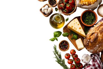 Assorted Italian Food