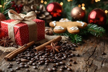 Delicious Festive Gingerbread Cookies and Beautiful Holiday Decorations with Thoughtful Gifts