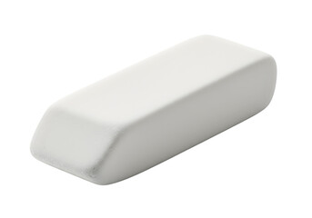 White Rectangular Eraser Perfect for Precise Corrections  Clean Edits on transparent background