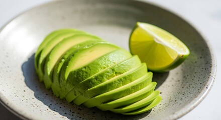 sliced kiwi on a plate