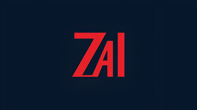 ZAI Letter Initial Logo Design Template Vector Illustration